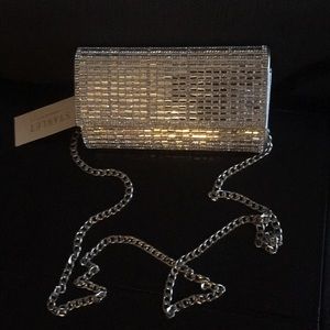 NWT Starlet Crystal beaded clutch